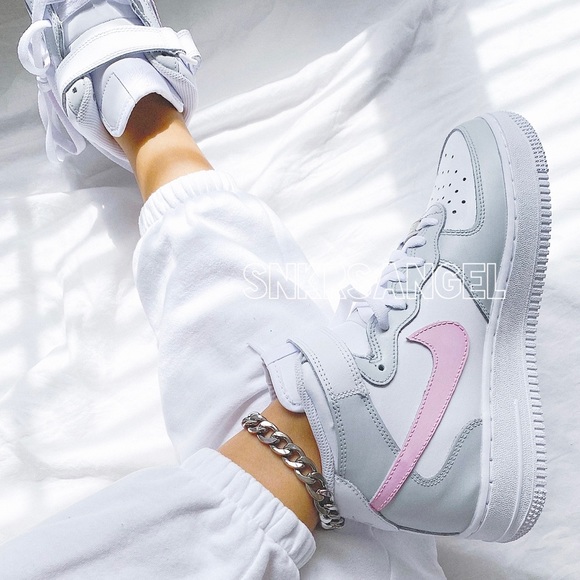 Nike custom air force 1 mid sneakers - Picture 1 of 2